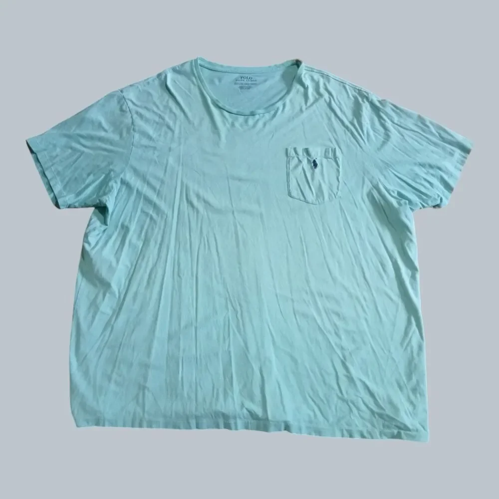 Polo Ralph Lauren Lot of 2 Short Sleeve Pocket Tees Size 4XLT